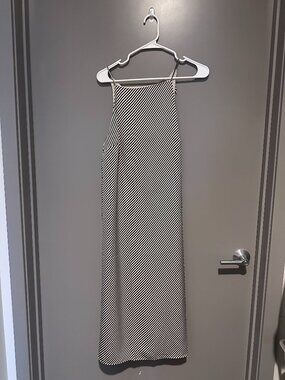 H&M Striped Ankle Length Dress - Small